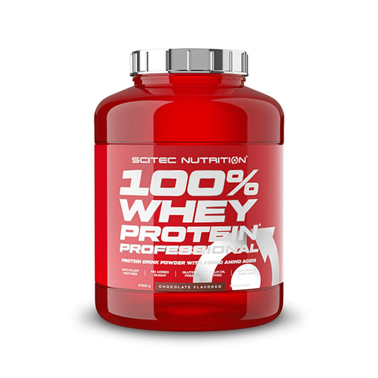 100% Whey Protein Prof. 2350g (rød) -  |  Richbeauty