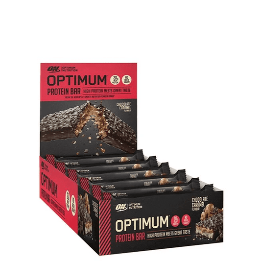 Optimum Protein Bar, 10x60 g Chocolate Caramel -  |  Richbeauty