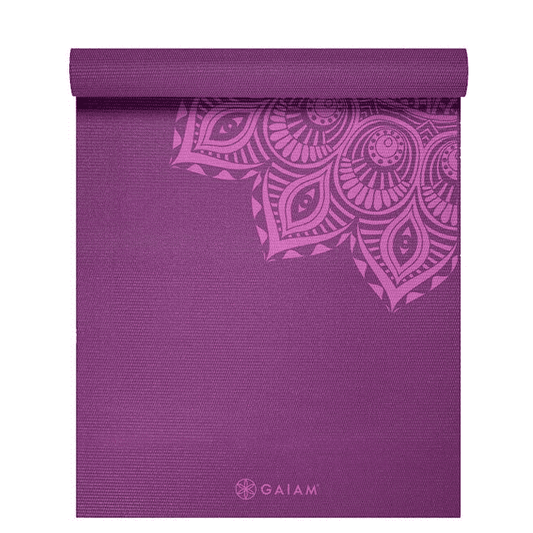 Gaiam 6mm Yoga Mat Purple Mandala -  |  Richbeauty