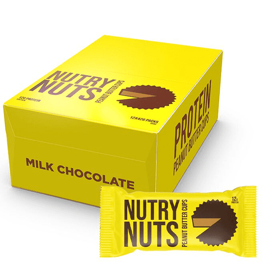 Låda Nutry Nuts Protein Peanut Butter Cups 12x42 g -  |  Richbeauty
