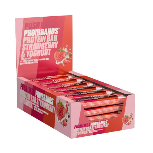 ProteinPro Bar 45g x 24stk - Strawberry/Yoghurt -  |  Richbeauty