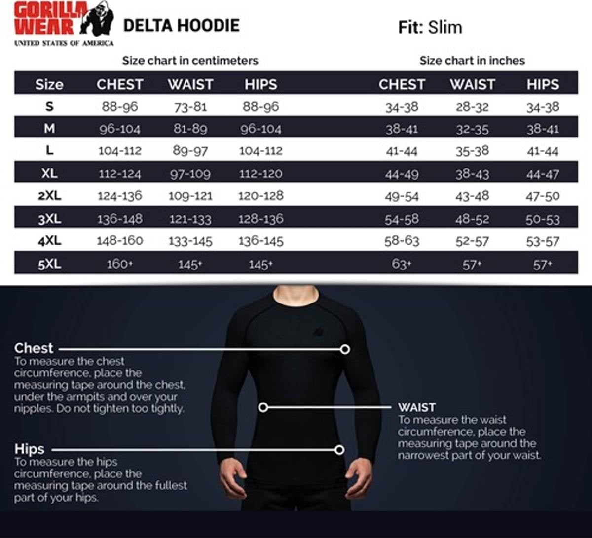 Gorilla Wear Delta Hoodie -  |  Richbeauty