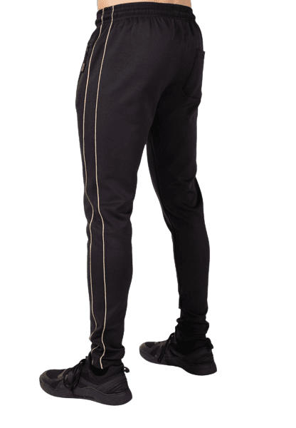 Gorilla Wear Wenden Track Pants, Black/Gold -  |  Richbeauty