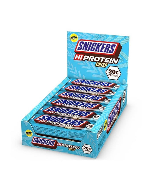 Snickers Hi-Protein Bars, 12x55g, Chocolate Crisp -  |  Richbeauty