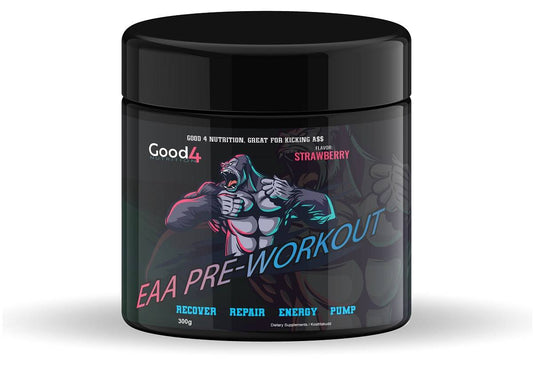 Good4Nutrition EAA Pre-Workout, 300g, Strawberry -  |  Richbeauty