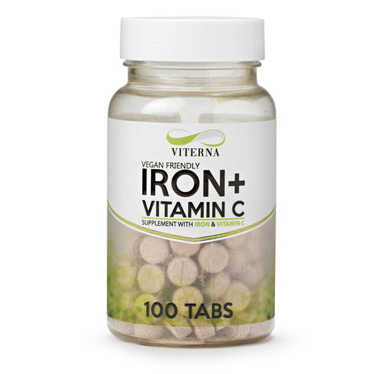 Viterna Vital Iron+Vitamin C, 100 tabs (vegan) -  |  Richbeauty